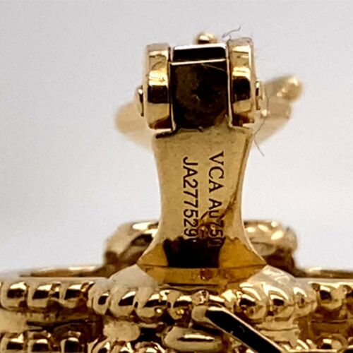 Van Cleef & Arpels Magic Alhambra 4 Motifs Earrings - 18K Yellow Gold Drop,  Earrings - VAC21523