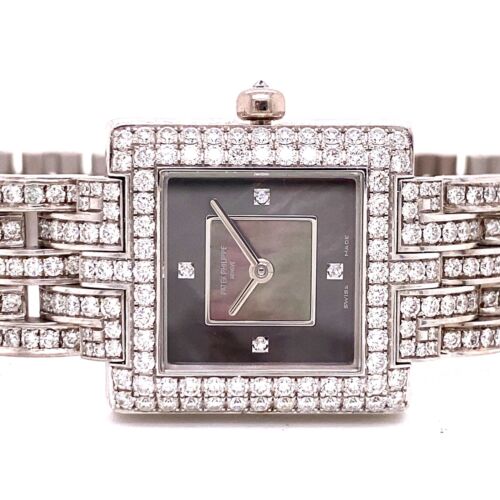 Patek Philippe Gondolo 18K Gold Diamond Mop Ladies Watch 4874