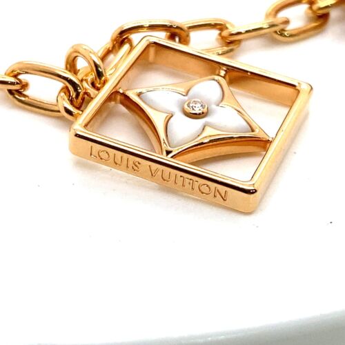 Louis Vuitton blossom mother of pearl necklace preorder, Women's