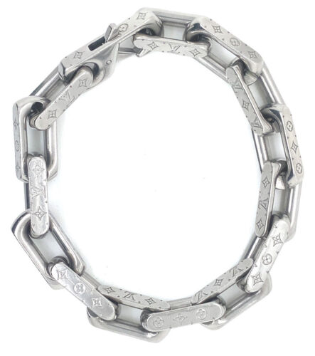 vuitton monogram bracelet silver