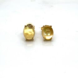 Roberto Coin 18k Yellow Gold Quartz Pearl Doublet Cabochon Stud Earrings
