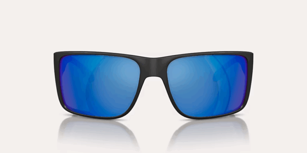 NATIVE SUNGLASSES BADLANDS XD9045 MATTE BLACK BLUE REFLEX POLARIZED 125mm - Image 2