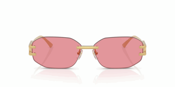 Versace Sunglasses VE2274 100284 140mm  Gold Frame / Pink Lens - Image 3