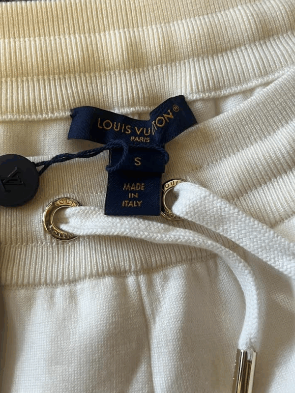 LOUIS VUITTON MONOGRAM ACCENT KNIT JOGGING PANTS 1AGCJF SIZE S0 (EU 36/US 4) - Image 6