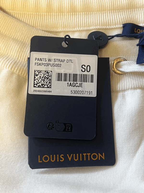 LOUIS VUITTON MONOGRAM ACCENT KNIT JOGGING PANTS 1AGCJF SIZE S0 (EU 36/US 4) - Image 9