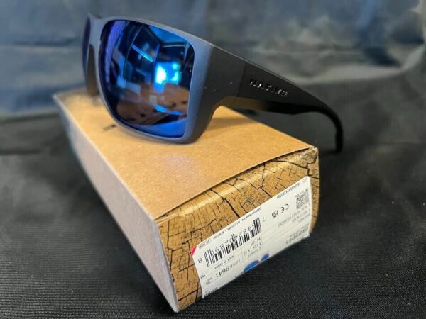 NATIVE SUNGLASSES BADLANDS XD9045 MATTE BLACK BLUE REFLEX POLARIZED 125mm - Image 6