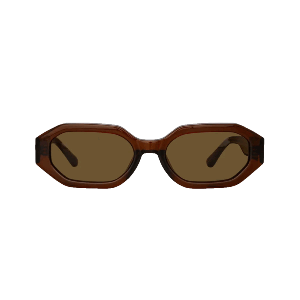 THE ATTICO x LINDA FARROW IRENE SUNGLASSES BROWN ATTICO14C14SUN 140mm 54-19 - Image 2