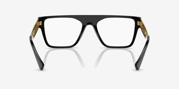 Versace Rectangle Eyeglasses VE 3326U GB1 Black/Gold Frame, Demo Lens  145mm - Image 4