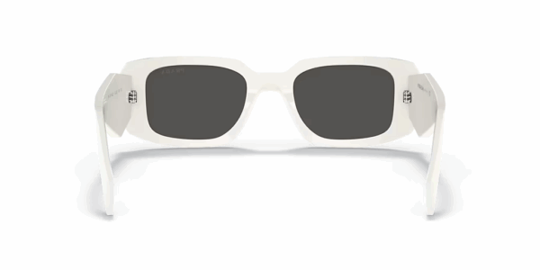 Prada Sunglasses PR 17WS 1425S0 49-20 TALC FRAME/ Dark Grey Lens 145mm - Image 4