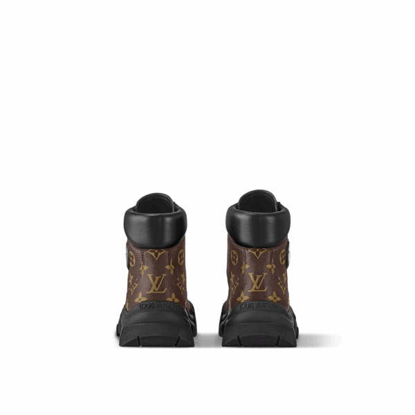New Ruby Flat Ranger Louis Vuitton Monogram Ankle Boots EU 37 US 7 1AALYE - Image 2