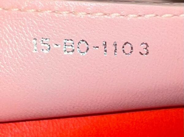 CHRISTIAN DIOR TRI COLOR LADY DIOR MEDIUM TOP HANDLE BAG W REMOVABLE STRAP - Image 11