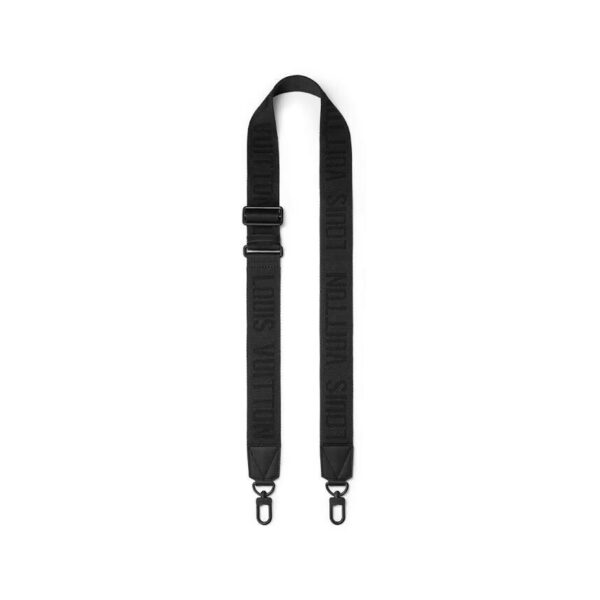 LOUIS VUITTON CITY KEEPALL CROSSBODY M59255 BLACK/NOIR OBSCUR REMOVABLE STRAP - Image 5