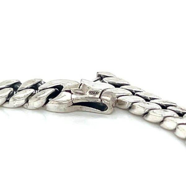 DAVID YURMAN CHAIN COLLECTION CURB CHAIN STERLING SILVER 925 BRACELET 7.5" - Image 9