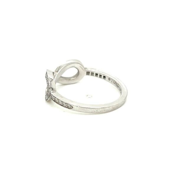 TIFFANY & CO PLATINUM AND DIAMOND INFINITY RING SIZE 4.5 - Image 8