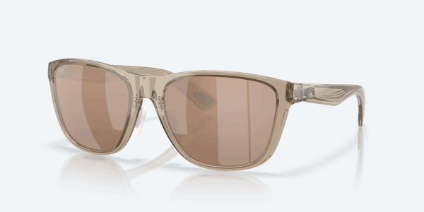 COSTA DEL MAR SUNGLASSES CORRIENTS TAUPE COPPER SILVER MIRROR 590G 6S9124 912410