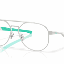 OAKLEY YOUTH EYEGLASSES GRAN PILOTO OY3004-0351 SATIN CHROME DEMO LENS 128mm