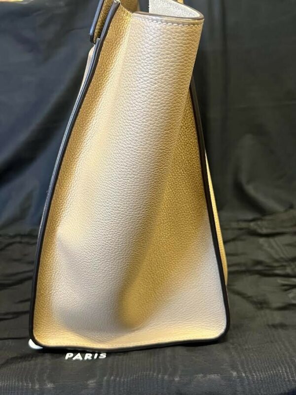 CELINE LUGGAGE PHANTOM LEATHER HANDBAG DOUBLE HANDLE TOTE TAUPE - Image 7