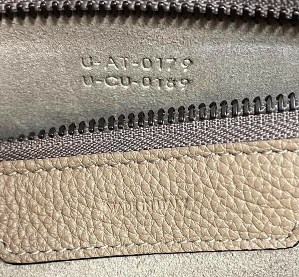 CELINE LUGGAGE PHANTOM LEATHER HANDBAG DOUBLE HANDLE TOTE TAUPE - Image 12