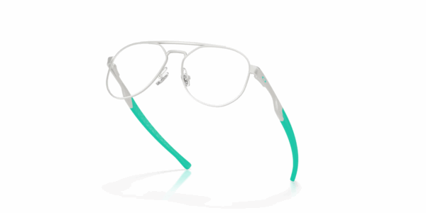 OAKLEY YOUTH EYEGLASSES GRAN PILOTO OY3004-0351 SATIN CHROME DEMO LENS 128mm - Image 4
