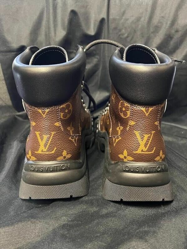 New Ruby Flat Ranger Louis Vuitton Monogram Ankle Boots EU 37 US 7 1AALYE - Image 7