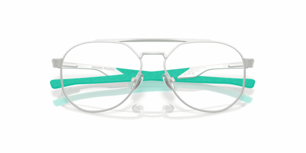 OAKLEY YOUTH EYEGLASSES GRAN PILOTO OY3004-0351 SATIN CHROME DEMO LENS 128mm - Image 5
