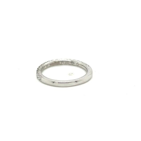 CARTIER ENTICILLE DE CARTIER WEDDING RING 2mm SEMI-PAVED PLATINUM SIZE 49 (5) - Image 5