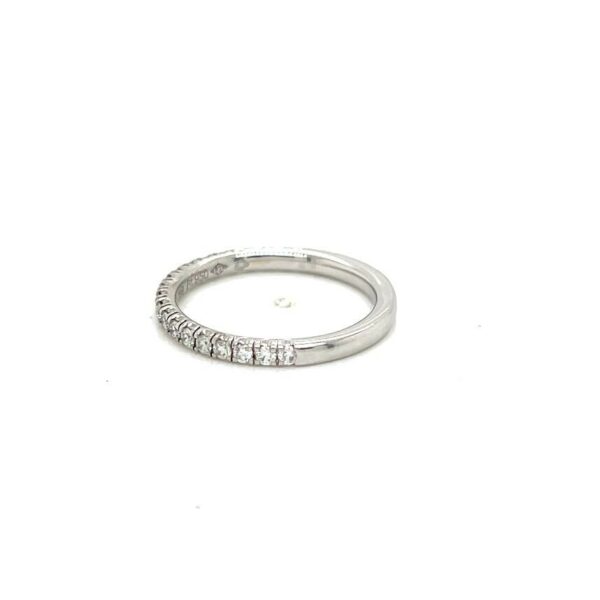 CARTIER ENTICILLE DE CARTIER WEDDING RING 2mm SEMI-PAVED PLATINUM SIZE 49 (5) - Image 6
