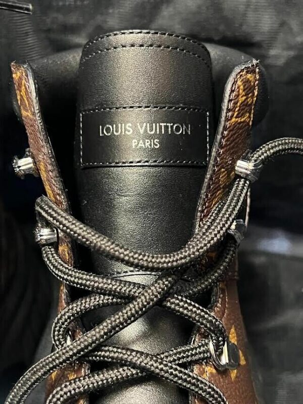 New Ruby Flat Ranger Louis Vuitton Monogram Ankle Boots EU 37 US 7 1AALYE - Image 12