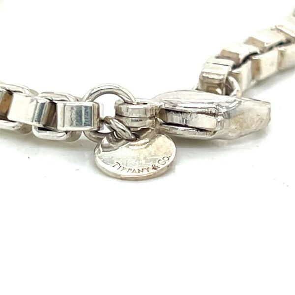 TIFFANY & CO VENETIAN LINK BRACELET - 925 STERLING SILVER - 7" - Image 6