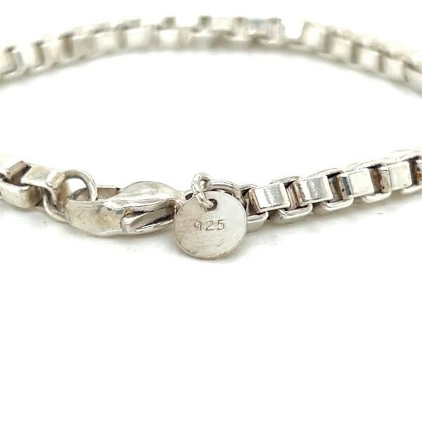 TIFFANY & CO VENETIAN LINK BRACELET - 925 STERLING SILVER - 7" - Image 7