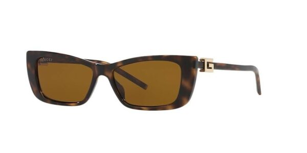 GUCCI CAT EYE SUNGLASSES GG1681S-004 TORTOISE/BROWN 140mm GC002291 4402D1 53-14 - Image 2