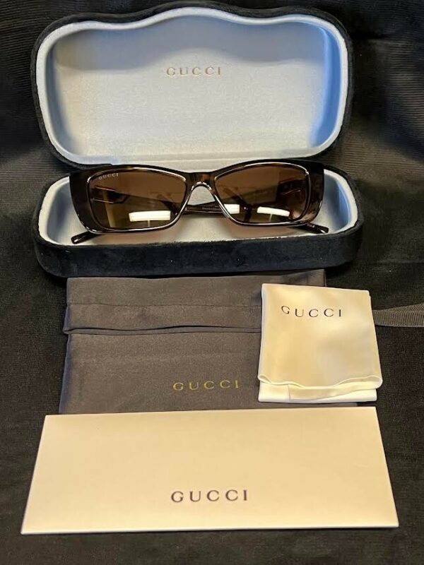 GUCCI CAT EYE SUNGLASSES GG1681S-004 TORTOISE/BROWN 140mm GC002291 4402D1 53-14 - Image 4