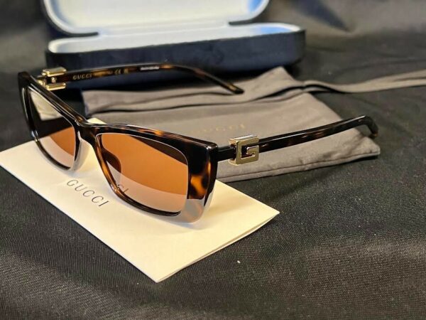GUCCI CAT EYE SUNGLASSES GG1681S-004 TORTOISE/BROWN 140mm GC002291 4402D1 53-14 - Image 5