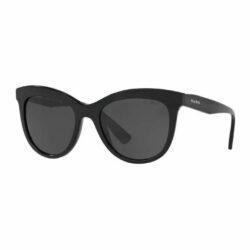 MIU MIU SUNGLASSES MU08US 1AB5SO OUTLET BLACK FRAME GREY LENS 140mm