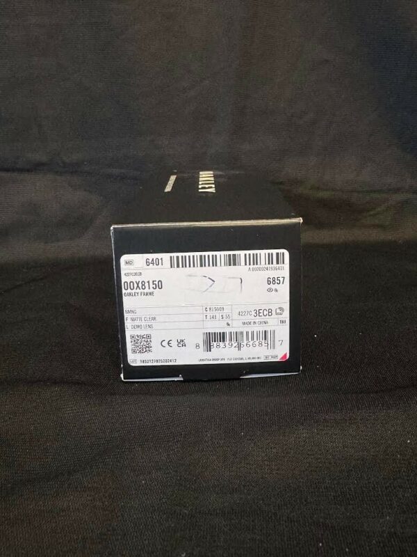 OAKLEY EYEWEAR FRAME BMNG OX8150 MATTE CLEAR DEMO LENS 141mm - Image 10