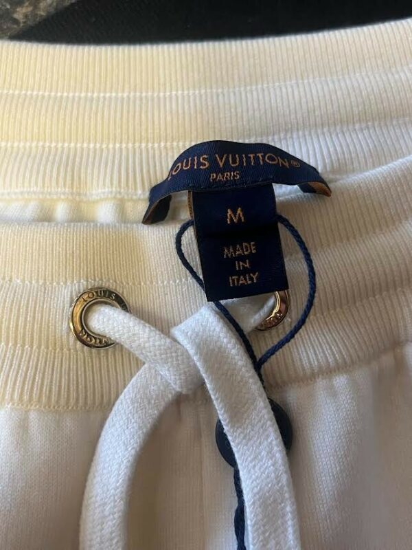 LOUIS VUITTON MONOGRAM ACCENT KNIT JOGGING PANTS 1AGCJF SIZE M0 (EU 38/US 6) - Image 7