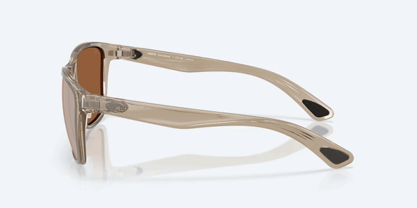 COSTA DEL MAR SUNGLASSES CORRIENTS TAUPE COPPER SILVER MIRROR 590G 6S9124 912410 - Image 3