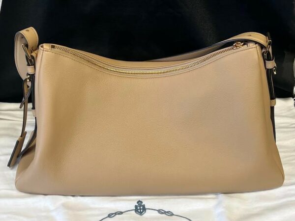 PRADA AIMEE LARGE LEATHER SHOULDER BAG SAND/GOLD 1BC228_2CYS_F02YP_V_LVM - Image 7