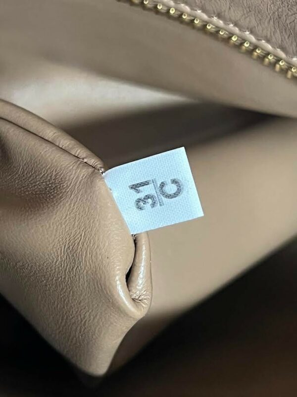 PRADA AIMEE LARGE LEATHER SHOULDER BAG SAND/GOLD 1BC228_2CYS_F02YP_V_LVM - Image 14