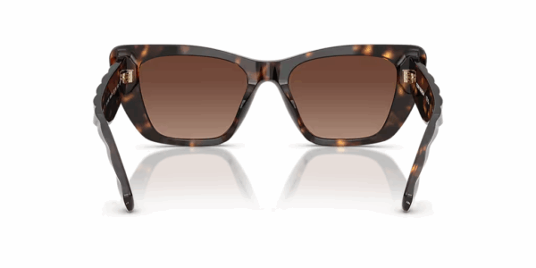 TORY BURCH SUNGLASSES BROWN POLAR LENS DARK TORTOISE FRAME TY7216U 140 MM - Image 4