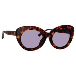 THE ATTICO x LINDA FARROW AGNES SUNGLASSES TORTOISE ATTICO44C2SUN 53-21-140mm