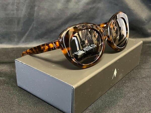 THE ATTICO x LINDA FARROW AGNES SUNGLASSES TORTOISE ATTICO44C2SUN 53-21-140mm - Image 5