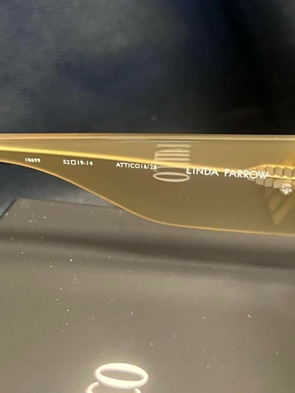 THE ATTICO x LINDA FARROW MINI MARFA SUNGLASSES MASTICE ATTICO16C28SUN 140mm - Image 6