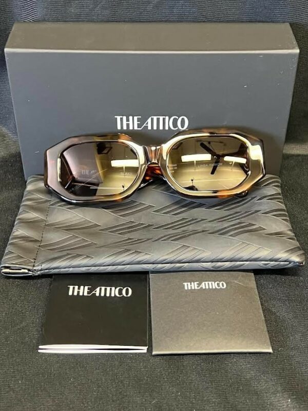 THE ATTICO x LINDA FARROW BLAKE SUNGLASSES TORTOISE ATTICO45C2SUN 140mm 56-19 - Image 3