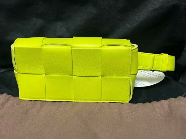 BOTTEGA VENETA BELT CASSETTE ACIDKIWI INTRECCIATO NAPPA LEATHER ADJUSTABLE STRAP - Image 2