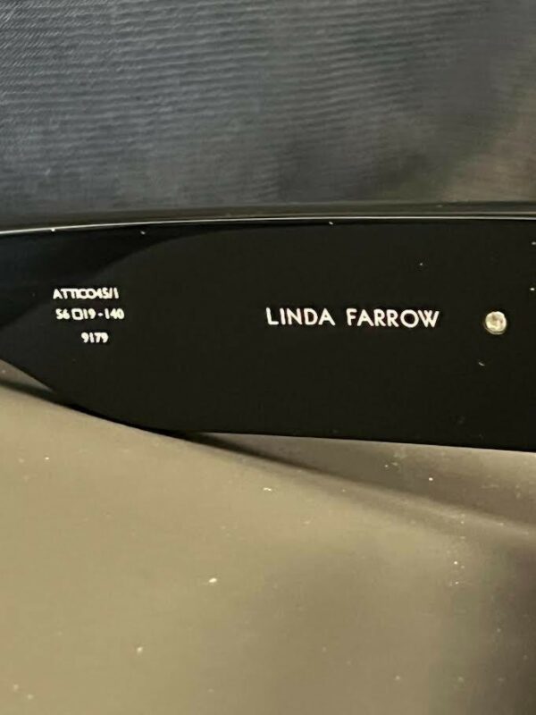 THE ATTICO x LINDA FARROW BLAKE SUNGLASSES BLACK ATTICO45C1SUN 140mm 56-19 - Image 6