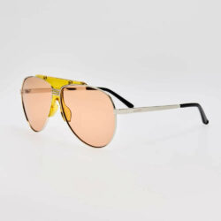 THE ATTICO x LINDA FARROW AMELIA SUNGLASSES SILVER ATTICO78C3SUN 145mm 63-11