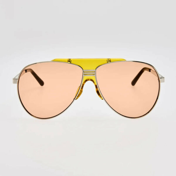 THE ATTICO x LINDA FARROW AMELIA SUNGLASSES SILVER ATTICO78C3SUN 145mm 63-11 - Image 2