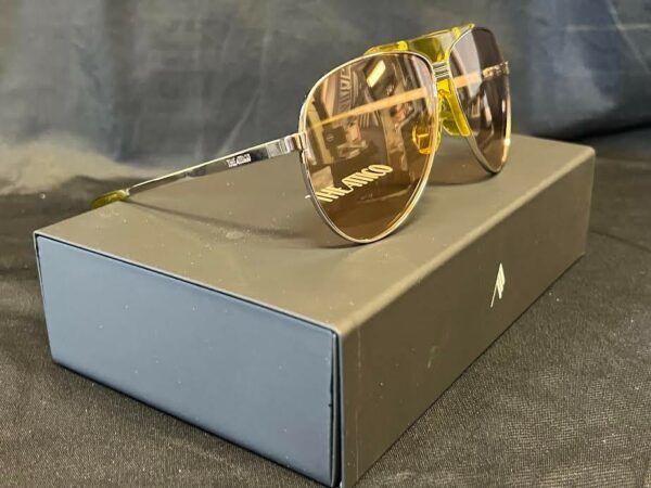 THE ATTICO x LINDA FARROW AMELIA SUNGLASSES SILVER ATTICO78C3SUN 145mm 63-11 - Image 5