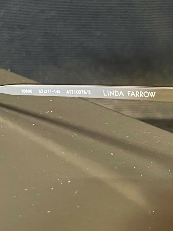 THE ATTICO x LINDA FARROW AMELIA SUNGLASSES SILVER ATTICO78C3SUN 145mm 63-11 - Image 6